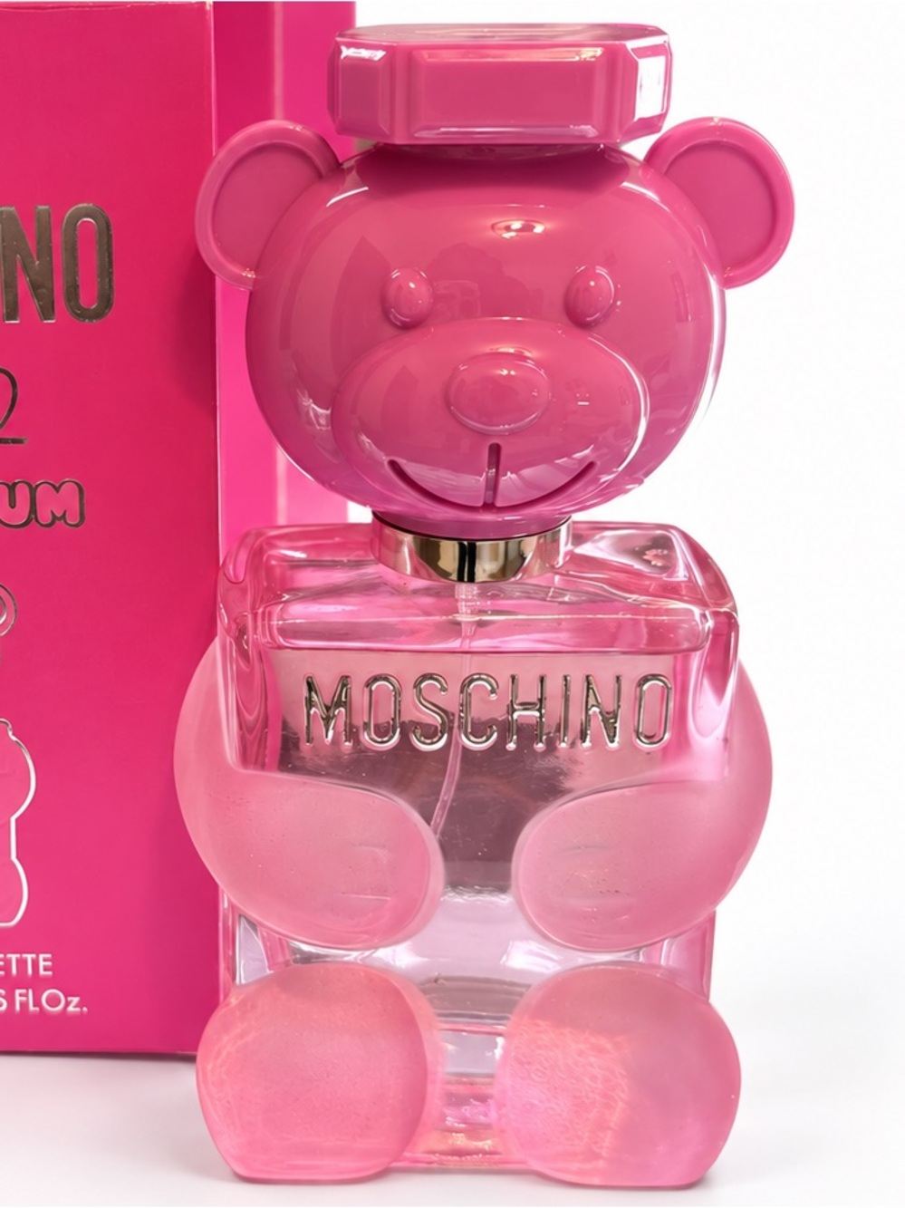 Moschino Pink Bubble Gum Toy 2 Bear Bottle